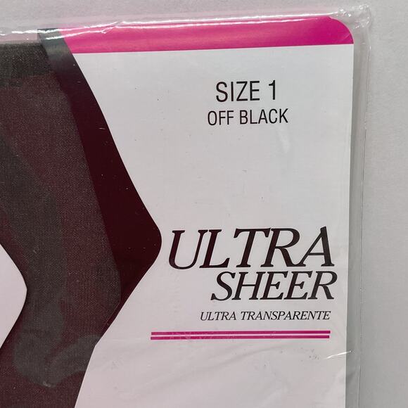 On the go Day Sheer Pantyhose Size 1 Small Off Black NIB - Picture 3 of 8